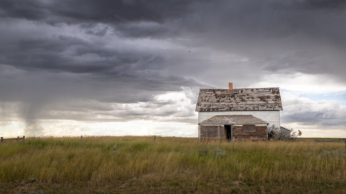 Denise Hawkins - Abandoned Ranch After Storm