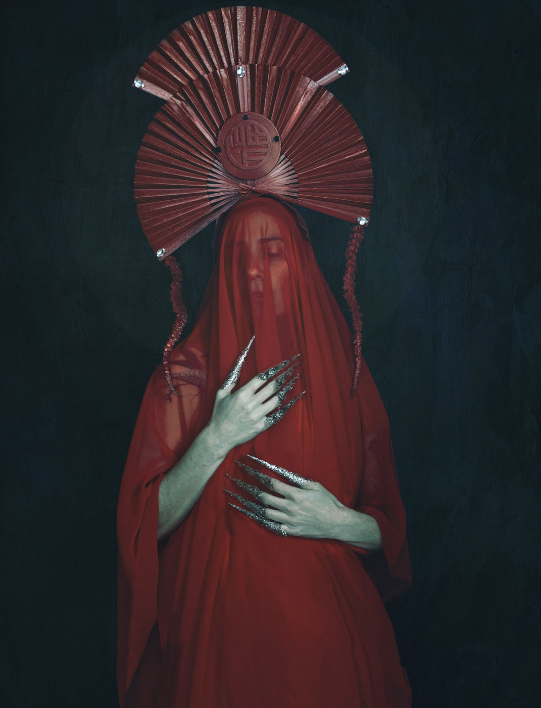 A Portrait in Red by Sarah Rocca