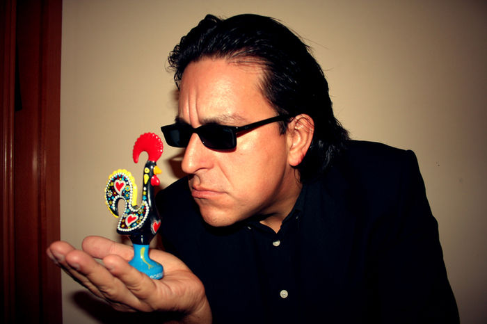 Luis Pisco (Portugal) - Self portrait with Barcelos rooster