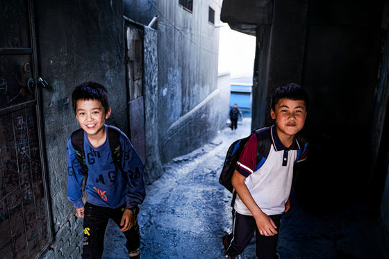 EYES HOLDING LIGHT by He Liu