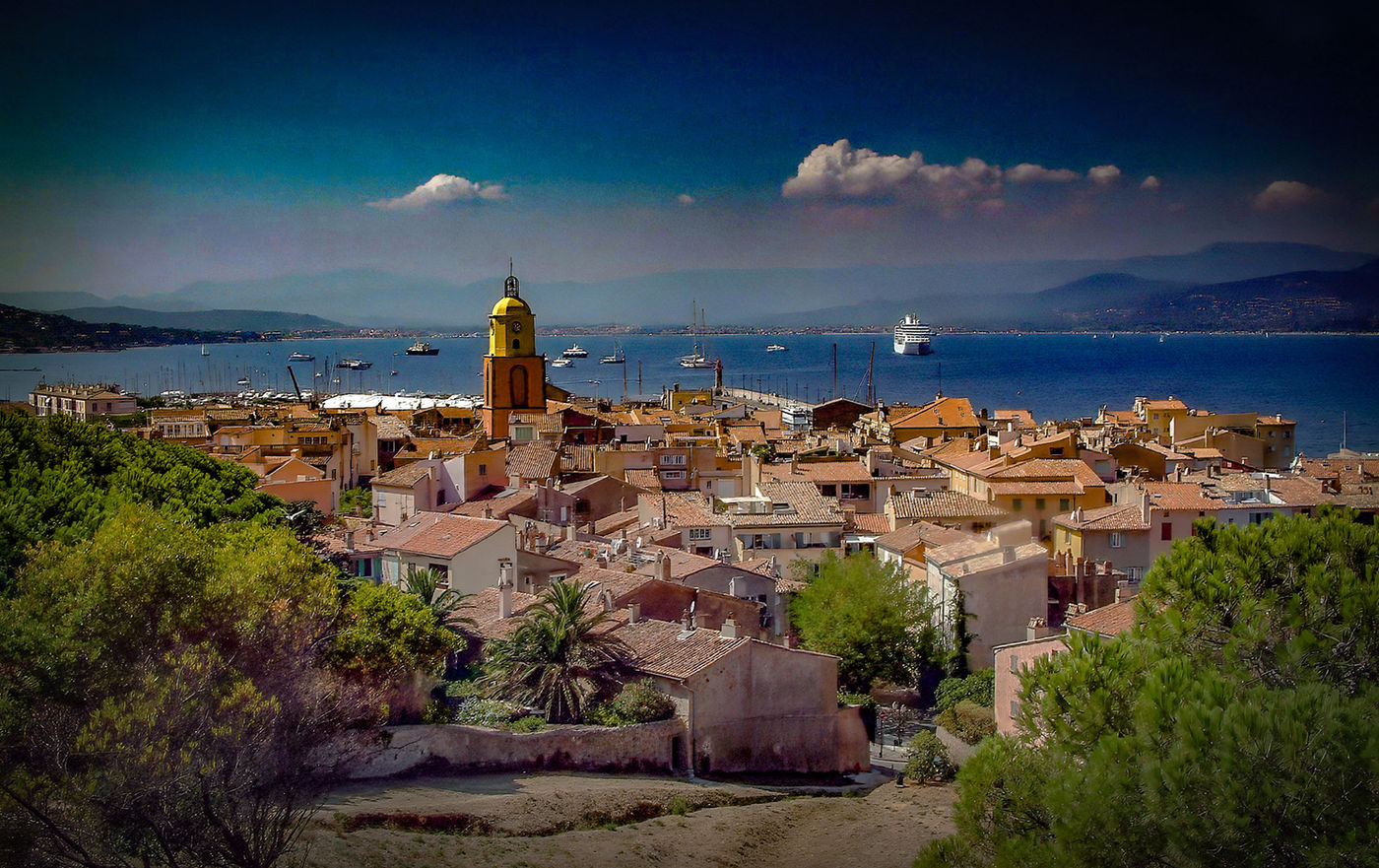 St Tropez from the Citadel, France by Richard Murrin