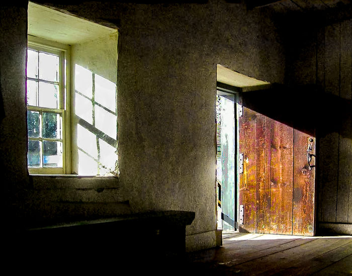 Charles Crabb - Entry to Old Room at Sutter's Fort
