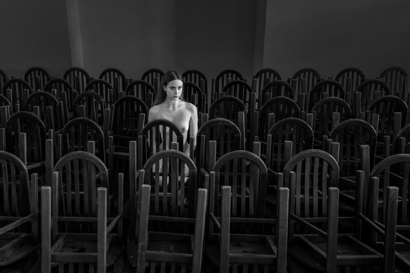 Empty Chair by Ivan Horvat