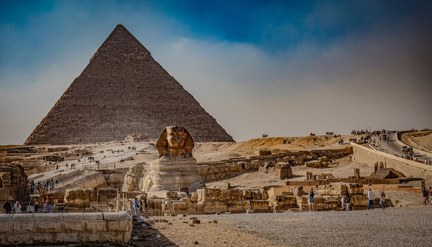 Riddle of the Sphinx, Giza, Cairo, Egypt by Richard Murrin