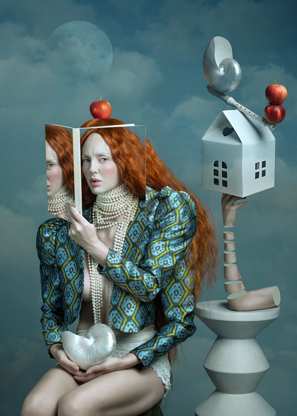 The Woman Who Cradled The Moon by Elena Paraskeva